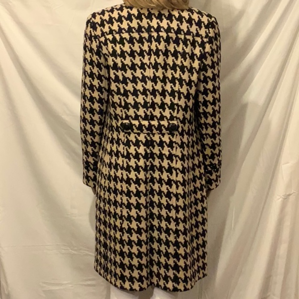 Sigrid Olsen Wool Houndstooth Coat. - image 2